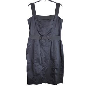 Soca - St. John • Black Cocktail Belted Dress